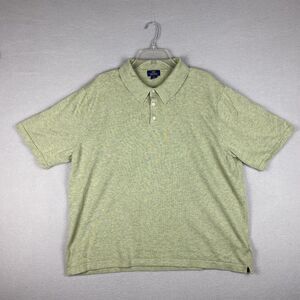 Brooks Brothers 346 Polo Shirt Mens 2XL XXL Green Slim Fit Supima Cotton Casual